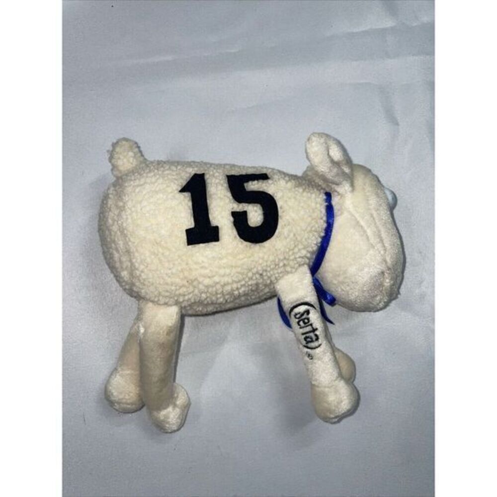 Serta Counting Sheep #15 Blue Eyes Promo Advertising Plush Stuffed animal 8"